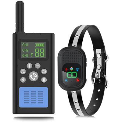 ODIPIE - Remote training collar - 3 modes - 1500m range - Anti-bark collar ODIPIE - Remote training collar - 3 modes - 1500m range - Anti-bark collar