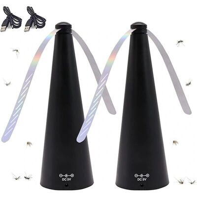 ODIPIE - Mosquito Repellent Table Fan - Black - 2-Pack - Fan ODIPIE - Mosquito Repellent Table Fan - Black - 2-Pack - Fan