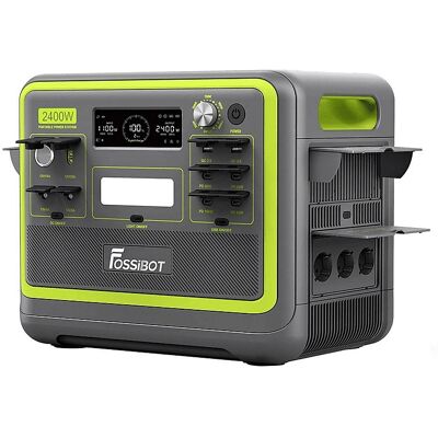 Estación de Energía Portátil FOSSiBOT F2400 - 2048Wh, 2400W, LiFePO4, 6AC, 6USB, 4CC Estación de Energía Portátil FOSSiBOT F2400 - 2048Wh, 2400W, LiFePO4, 6AC, 6USB, 4CC