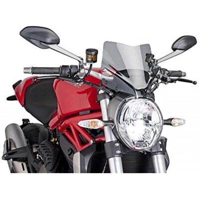 Pare-brise moto gris Puig - Ducati Monster 1200/1200 R/1200 S/797/821 - Publicité Pare-brise moto gris Puig - Ducati Monster 1200/1200 R/1200 S/797/821 - Publicité