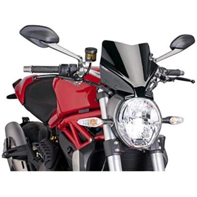 Pare-brise moto Puig - Modèle 7013n - Noir - Pour Ducati Monster - Publicité Pare-brise moto Puig - Modèle 7013n - Noir - Pour Ducati Monster - Publicité