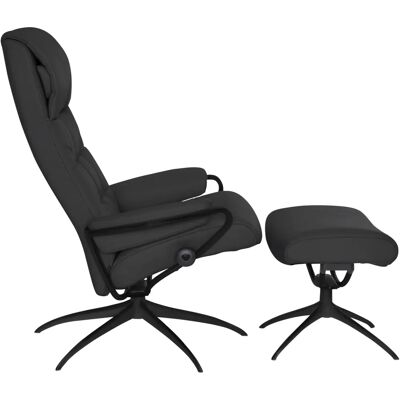 STRESSLESS London Schwarzer Paloma Relaxsessel - Hoch STRESSLESS London Schwarzer Paloma Relaxsessel - Hoch
