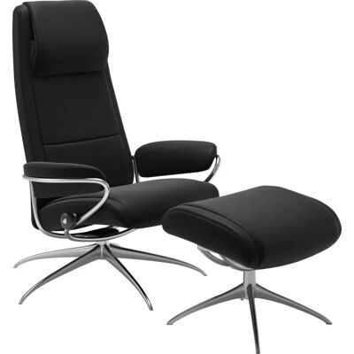 Stressless Paris Leder Relaxsessel - Hoher Rücken, Drehfunktion Stressless Paris Leder Relaxsessel - Hoher Rücken, Drehfunktion