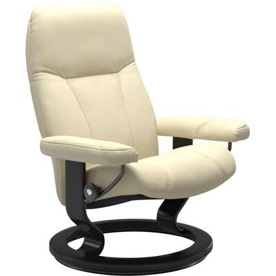 Stressless Consul - PALOMA vanilla - Classic Base Schwarz - Chair Stressless Consul - PALOMA vanilla - Classic Base Schwarz - Chair