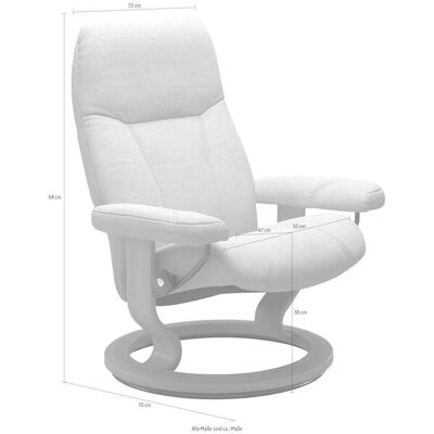 Stressless - Consul - Leather BATICK - Recliner Stressless - Consul - Leather BATICK - Recliner