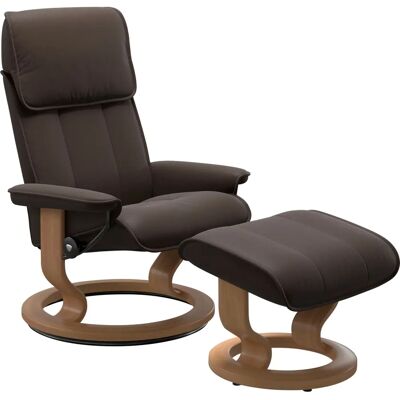 Stressless Admiral Braun Leder Sessel - Armchair Stressless Admiral Braun Leder Sessel - Armchair