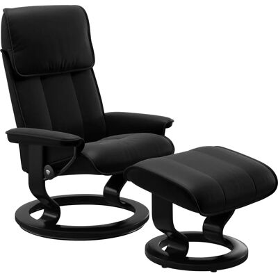 Stressless Admiral Schwarzer Leder Sessel - Relaxsessel Stressless Admiral Schwarzer Leder Sessel - Relaxsessel