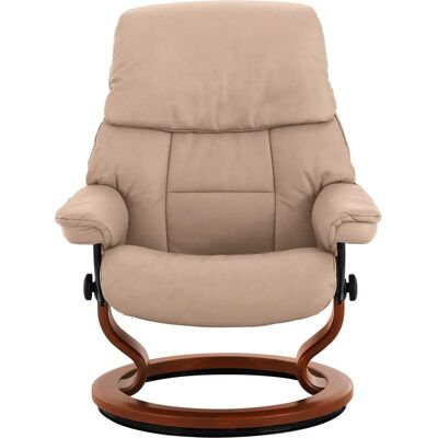 Stressless Ruby Bequemsessel Beige mit Classic Base - Relaxsessel Stressless Ruby Bequemsessel Beige mit Classic Base - Relaxsessel