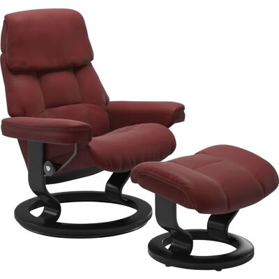 Stressless Ruby Relaxsessel - Leder Cherry Paloma, Schwarz Fuß, Größe M Stressless Ruby Relaxsessel - Leder Cherry Paloma, Schwarz Fuß, Größe M