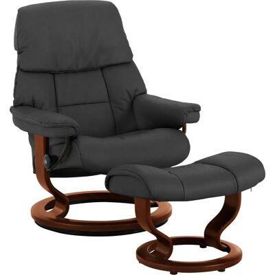 Stressless Ruby Relaxsessel - Ergonomisches Leder, Fußhocker Stressless Ruby Relaxsessel - Ergonomisches Leder, Fußhocker