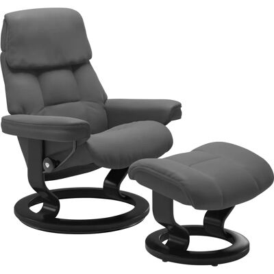 STRESSLESS Ruby Sessel Grau Leder M - Relaxsessel STRESSLESS Ruby Sessel Grau Leder M - Relaxsessel