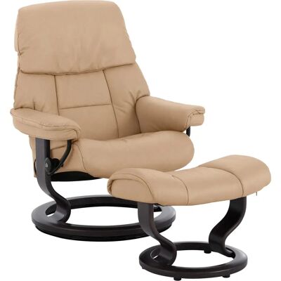 STRESSLESS Ruby Relaxsessel - Leder, Classic Base, Braun - Sessel STRESSLESS Ruby Relaxsessel - Leder, Classic Base, Braun - Sessel