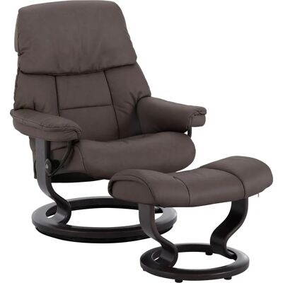 Stressless Ruby Leder-Relaxsessel - Armlehnsessel mit Classic Base Stressless Ruby Leder-Relaxsessel - Armlehnsessel mit Classic Base