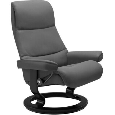 STRESSLESS View Relaxsessel - Leder, Grau, 78x105cm STRESSLESS View Relaxsessel - Leder, Grau, 78x105cm