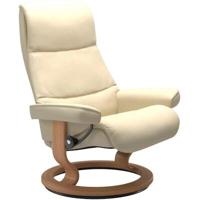 STRESSLESS View Leder Relaxsessel - Eiche Basis - Komfort STRESSLESS View Leder Relaxsessel - Eiche Basis - Komfort
