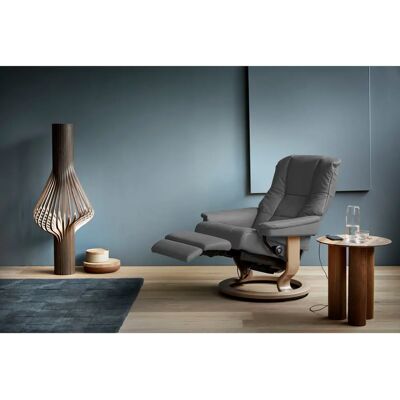 Stressless Mayfair - Ergonomischer Sessel, Dunkelgrau, Eiche Basis Stressless Mayfair - Ergonomischer Sessel, Dunkelgrau, Eiche Basis