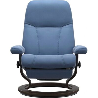Stressless Consul - Elektrischer Relaxsessel, Blau Leder, 76cm Breit Stressless Consul - Elektrischer Relaxsessel, Blau Leder, 76cm Breit