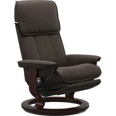 STRESSLESS Admiral Leder Relaxsessel - Classic Base, Braun BATICK STRESSLESS Admiral Leder Relaxsessel - Classic Base, Braun BATICK
