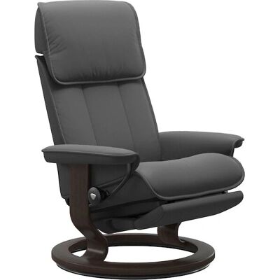 STRESSLESS Admiral Grau Leder Relaxsessel - Sessel STRESSLESS Admiral Grau Leder Relaxsessel - Sessel