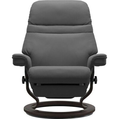 STRESSLESS Sunrise Grau Leder Relaxsessel - Sessel STRESSLESS Sunrise Grau Leder Relaxsessel - Sessel