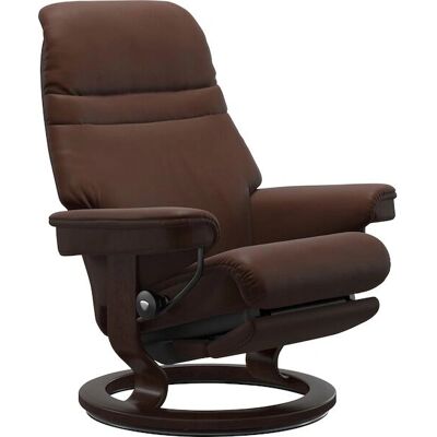 Stressless Sunrise Relaxsessel - Leder BATICK, Classic Base, Elektrisch, Braun Stressless Sunrise Relaxsessel - Leder BATICK, Classic Base, Elektrisch, Braun