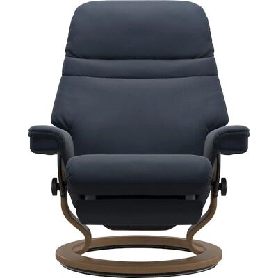 STRESSLESS Sunrise Oxford Blau Leder Relaxsessel - Sessel STRESSLESS Sunrise Oxford Blau Leder Relaxsessel - Sessel