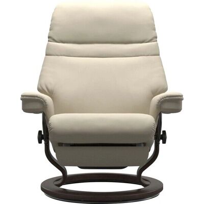 Stressless Sunrise Relaxsessel - Leder BATICK, Beige, elektrisch, Classic Base Stressless Sunrise Relaxsessel - Leder BATICK, Beige, elektrisch, Classic Base