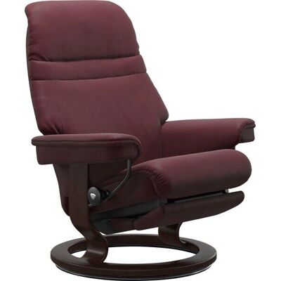 STRESSLESS Sunrise bordeaux Leder Relaxsessel - Relaxsessel STRESSLESS Sunrise bordeaux Leder Relaxsessel - Relaxsessel