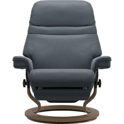 Stressless Sunrise Atlantic Blau Leder Sessel - Relaxsessel Stressless Sunrise Atlantic Blau Leder Sessel - Relaxsessel