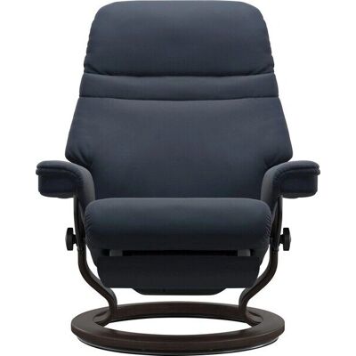 STRESSLESS Sunrise Blau Leder Relaxsessel - Sessel STRESSLESS Sunrise Blau Leder Relaxsessel - Sessel