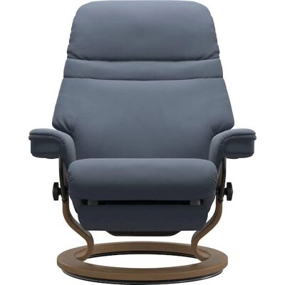 STRESSLESS Sunrise - Eiche, Blau, Elektrischer Relaxsessel STRESSLESS Sunrise - Eiche, Blau, Elektrischer Relaxsessel