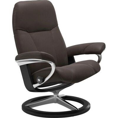 Stressless Consul Braun BATICK - Signature Base Schwarz - BalanceAdapt System Relaxsessel Stressless Consul Braun BATICK - Signature Base Schwarz - BalanceAdapt System Relaxsessel