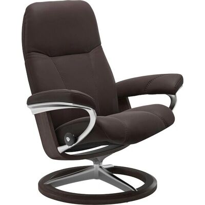 STRESSLESS Consul - chocolate PALOMA, BATICK Leder, Signature Base Wenge - Relaxsessel STRESSLESS Consul - chocolate PALOMA, BATICK Leder, Signature Base Wenge - Relaxsessel