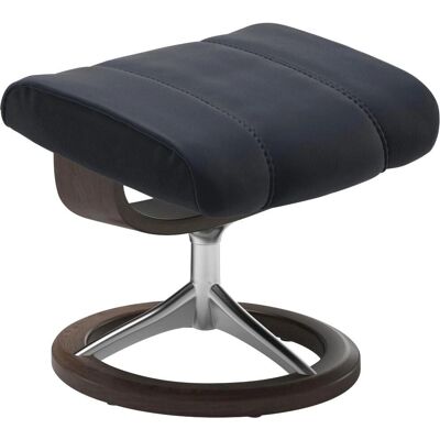 Stressless Consul Blau Leder Fußhocker - Fußhocker Stressless Consul Blau Leder Fußhocker - Fußhocker