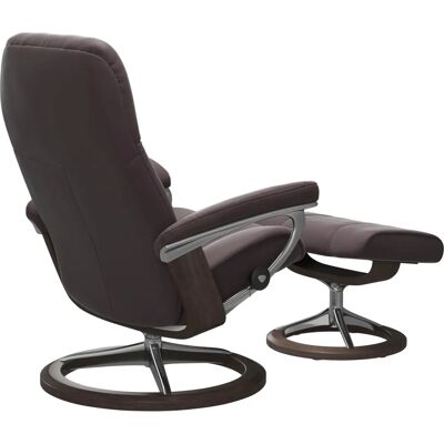Stressless Consul Fußhocker - Signature Base Wenge - Bordeaux Stressless Consul Fußhocker - Signature Base Wenge - Bordeaux
