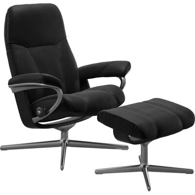 STRESSLESS Consul Leder Relaxsessel - Relaxfunktion STRESSLESS Consul Leder Relaxsessel - Relaxfunktion