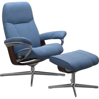 STRESSLESS Consul Relaxsessel - Leder, Blau, S, Norwegisches Design STRESSLESS Consul Relaxsessel - Leder, Blau, S, Norwegisches Design