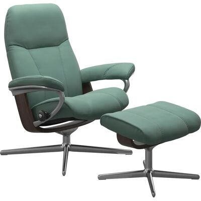 Stressless Consul - Aqua Grün Leder Relaxsessel Stressless Consul - Aqua Grün Leder Relaxsessel