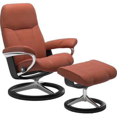 STRESSLESS - Consul - henna PALOMA - Signature Base Schwarz - Sessel STRESSLESS - Consul - henna PALOMA - Signature Base Schwarz - Sessel