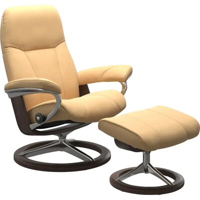 STRESSLESS Consul Gelb Leder Relaxsessel - Sessel STRESSLESS Consul Gelb Leder Relaxsessel - Sessel