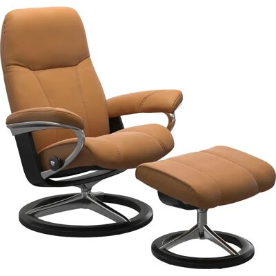 STRESSLESS Consul Leder Relaxsessel - Entspannen und Neigen STRESSLESS Consul Leder Relaxsessel - Entspannen und Neigen