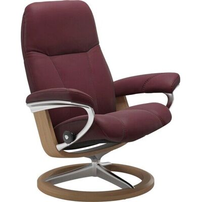STRESSLESS - Consul - Leder BATICK - Eiche Basis - Recliner STRESSLESS - Consul - Leder BATICK - Eiche Basis - Recliner