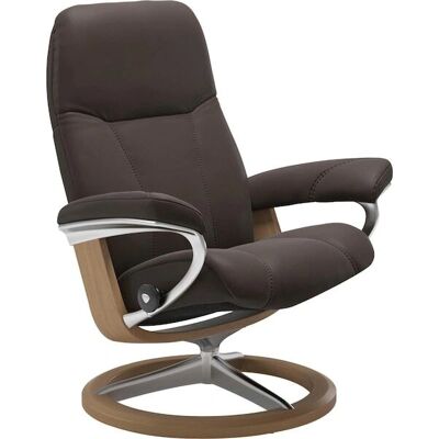 Stressless Consul - braun BATICK - Leder BATICK - Signature Base Eiche - Relaxsessel Stressless Consul - braun BATICK - Leder BATICK - Signature Base Eiche - Relaxsessel