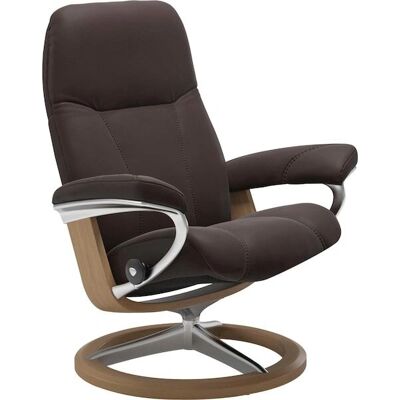 Stressless Consul - PALOMA Leder - Signature Base Eiche - Relaxsessel Stressless Consul - PALOMA Leder - Signature Base Eiche - Relaxsessel
