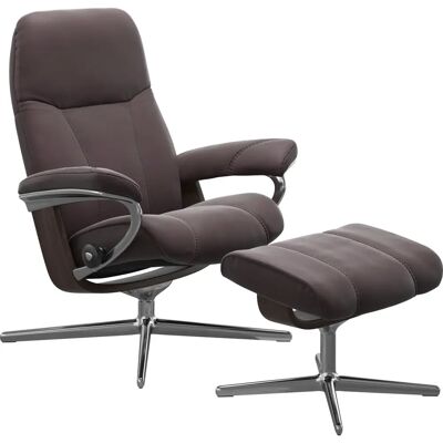Stressless Consul Bordeaux Leder Relaxsessel mit Hocker - Relaxsessel Stressless Consul Bordeaux Leder Relaxsessel mit Hocker - Relaxsessel