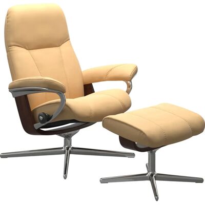 Stressless Consul Gelb Relaxsessel mit Hocker - Sessel Stressless Consul Gelb Relaxsessel mit Hocker - Sessel