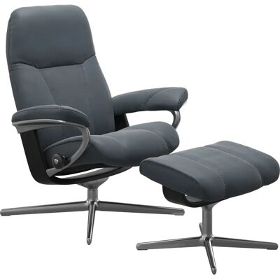 Stressless Consul Atlantic Blau Leder Relaxsessel - Dreh & BalanceSystem Stressless Consul Atlantic Blau Leder Relaxsessel - Dreh & BalanceSystem