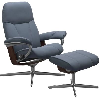 Stressless Consul Blau Leder Sessel - Relaxsessel Stressless Consul Blau Leder Sessel - Relaxsessel