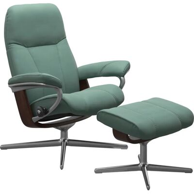 Stressless Consul Aqua Grün Leder Relaxsessel - Sessel Stressless Consul Aqua Grün Leder Relaxsessel - Sessel