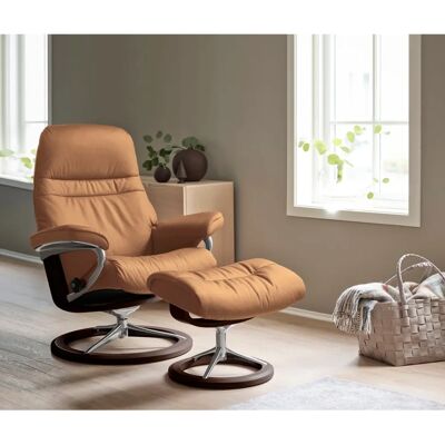 Stressless Sunrise Hocker - Relaxfunktion, Signature Base, Norwegen Stressless Sunrise Hocker - Relaxfunktion, Signature Base, Norwegen